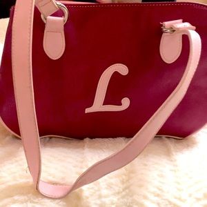 Monogrammed “L” purse